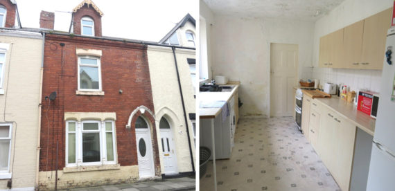 Front of Property & Kitchen