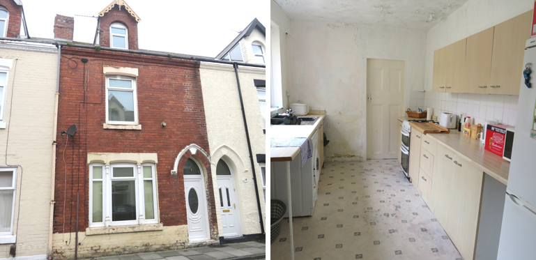 Front of Property & Kitchen