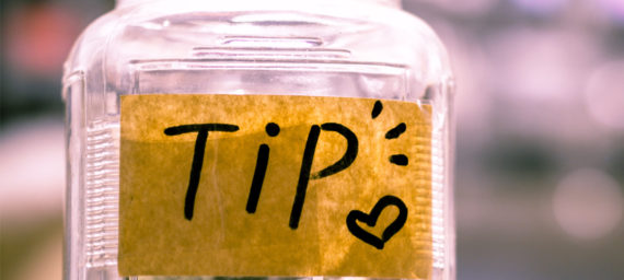 Tips jar