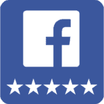 Facebook review stars logo