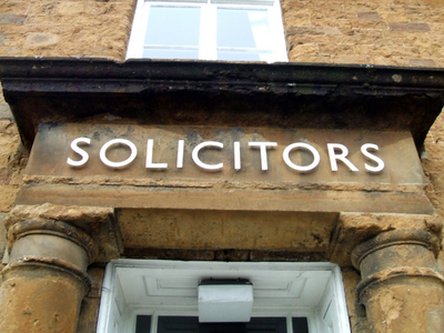 solicitors sign