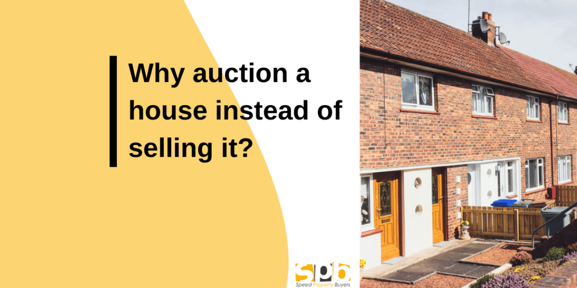 selling a house at auction banner