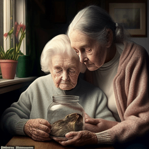 2 old ladies and aa jar